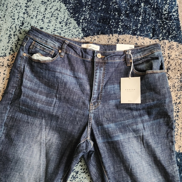 Kancan alyssa high rise raw hem skinny ankle jeans size 3XL - Picture 3 of 8